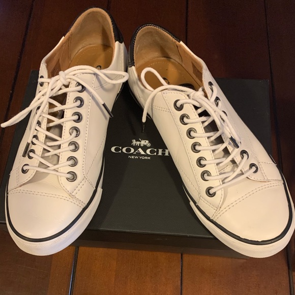 Coach men’s white shoes - Picture 2 of 5
